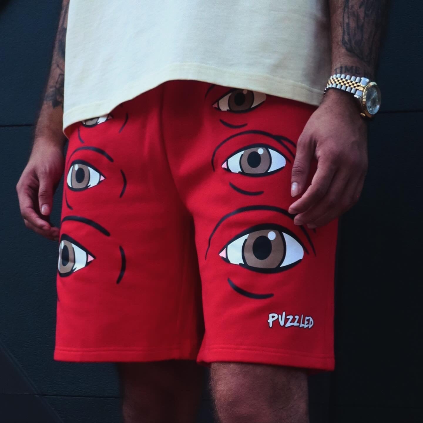 EYES LOGO SHORTS