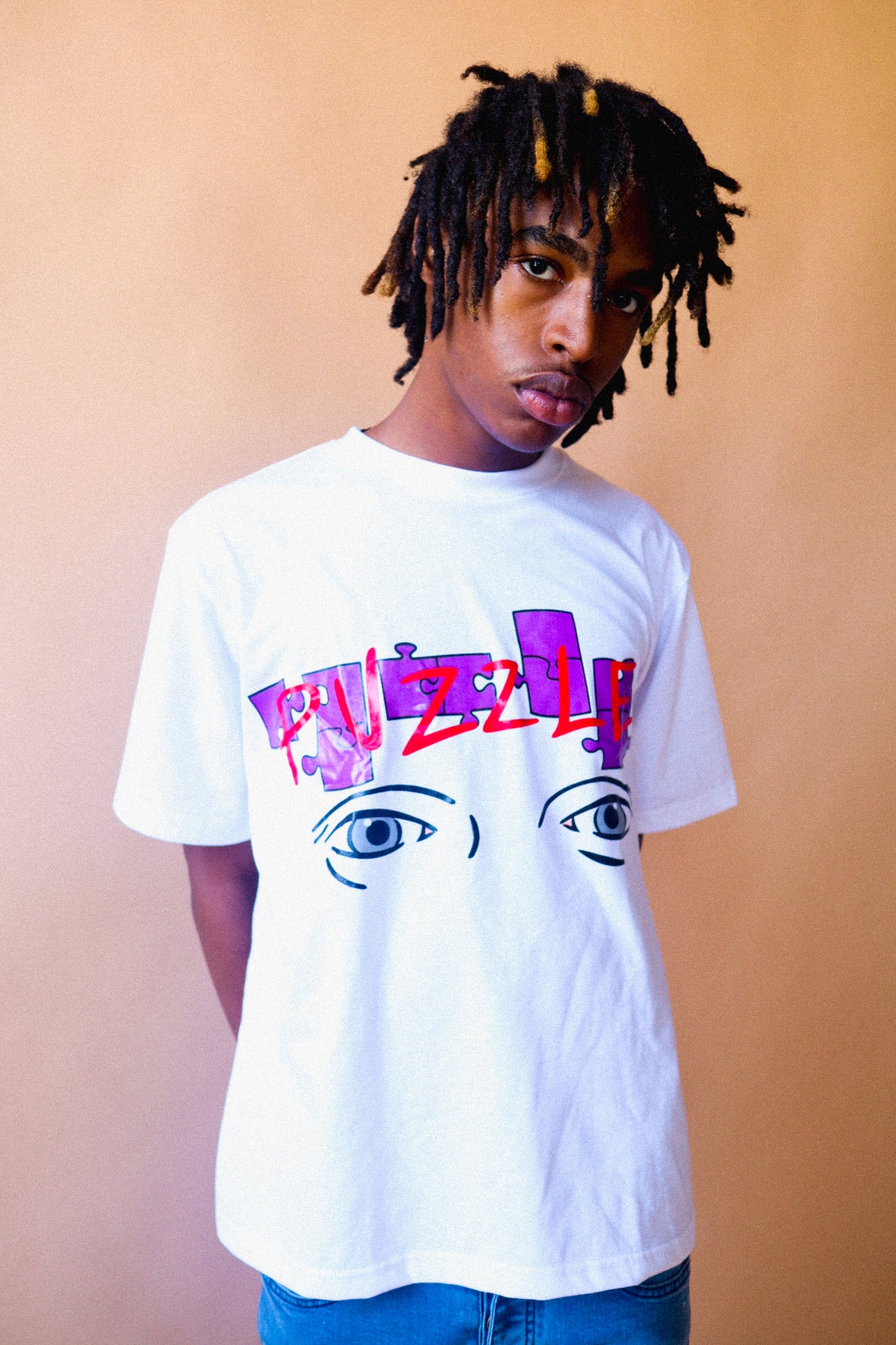 WHITE EYES LOGO TEE